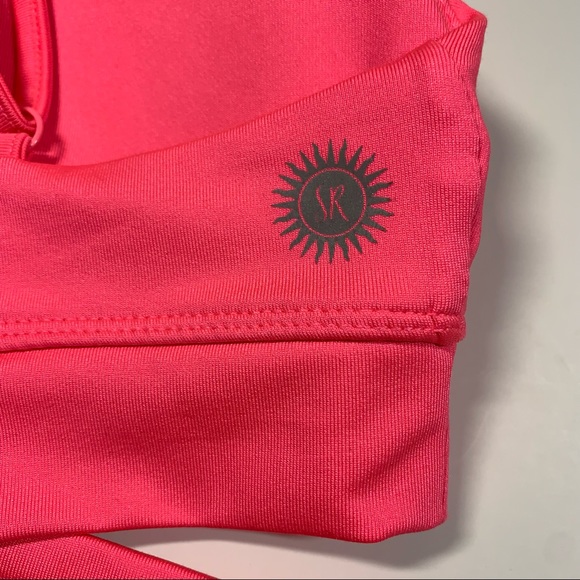 Sommer Ray XS neon pink crossover sports bra - Picture 10 of 12